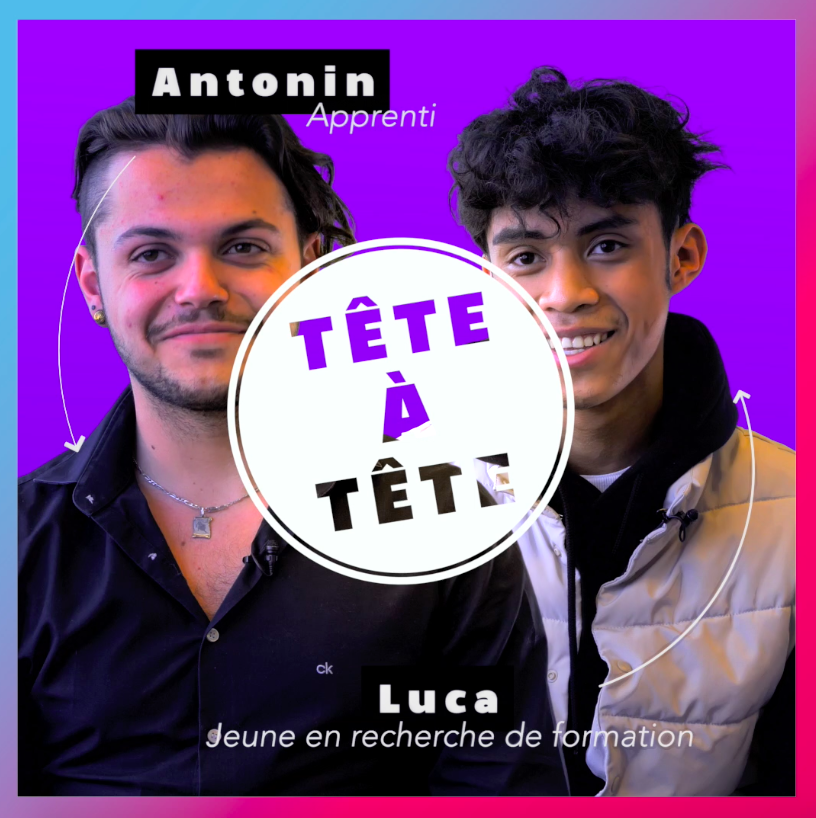 Antonin : apprenti en BTS electrotechnique / Luca : en recherche d'un projet d'orientation 
